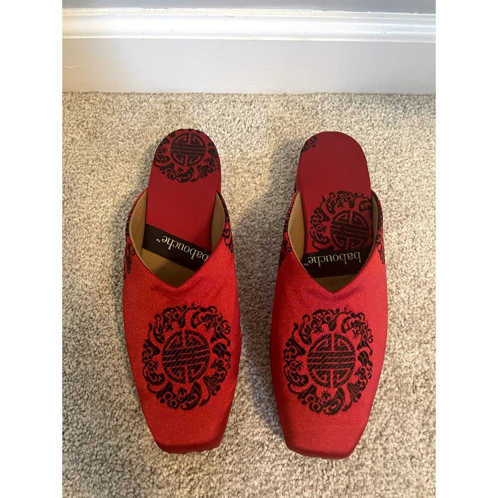 Babouche - BRAND NEW - Beautiful Red Platform Slip-Ons